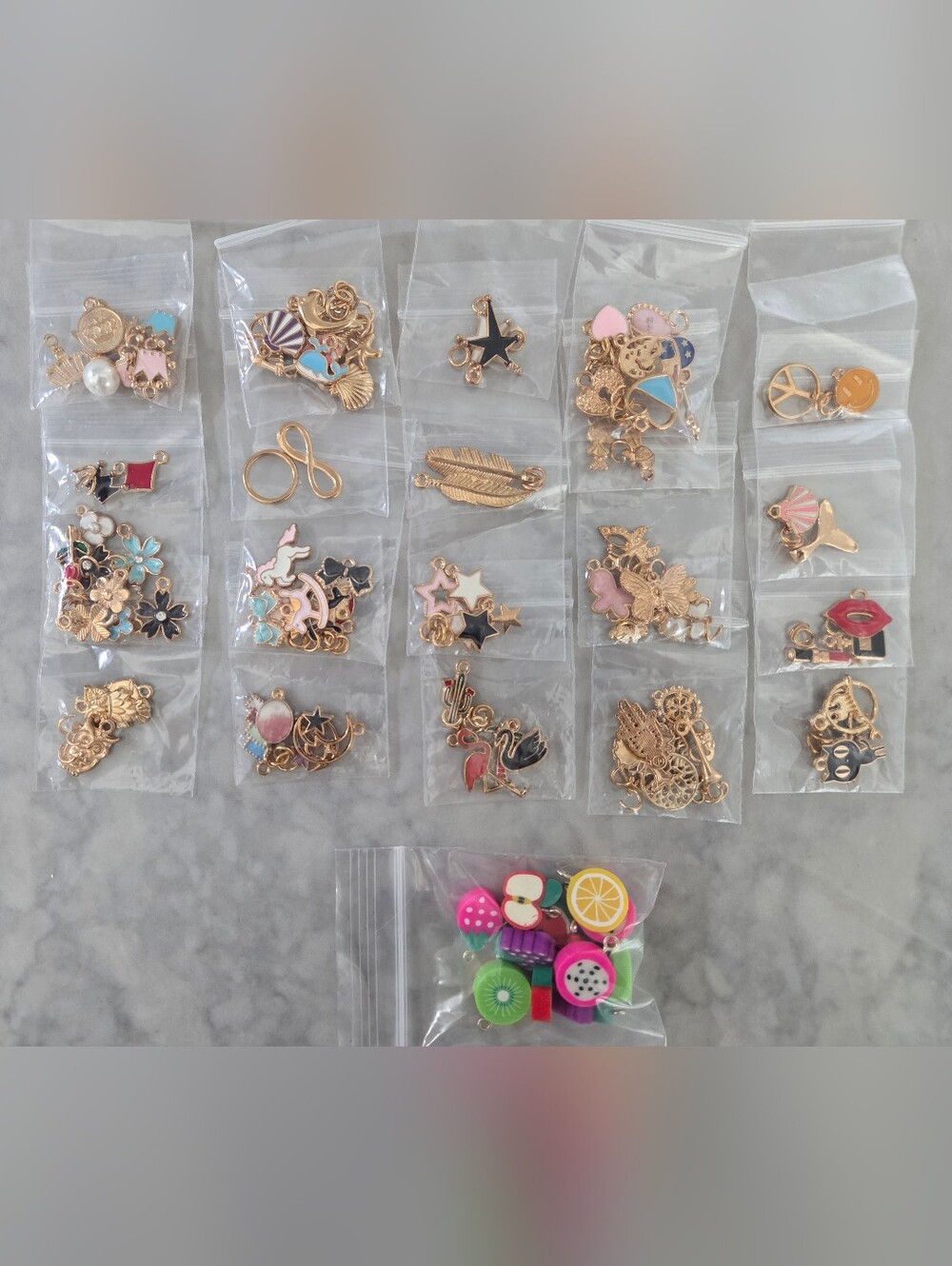 Assorted Charms For Jewlery Making